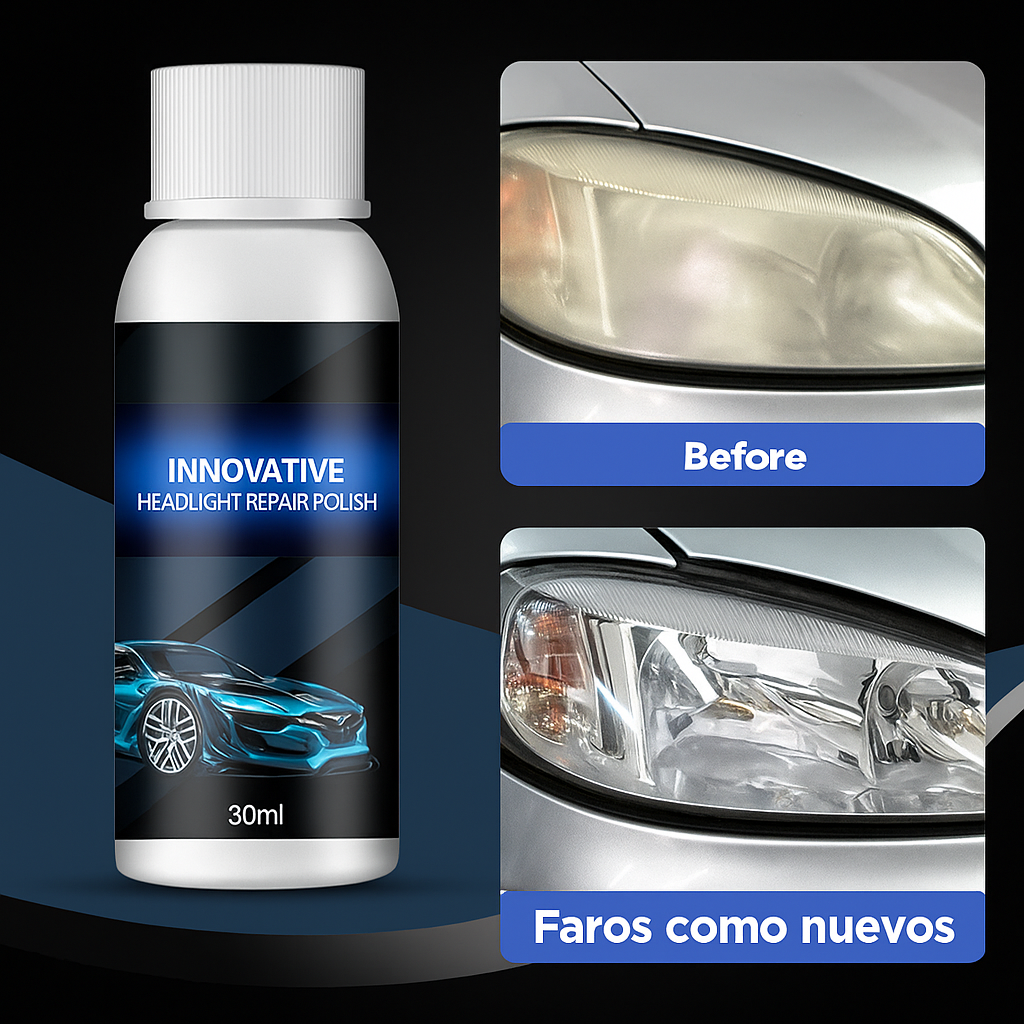 FAROS OPACOS Y AMARILLENTOS DE TU  AUTOMOVIL ´´Rayhong´´ 150ml🚗🚓